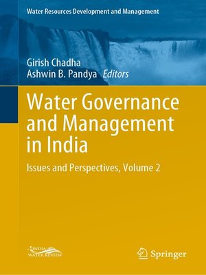 cover image of Water Governance and Management in India